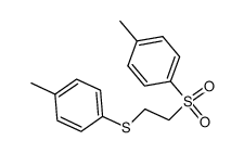 1-(toluene-4-sulfonyl)-2-p-tolylsulfanyl-ethane结构式