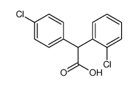 2-(2-氯苯基)-2-(4-氯苯基)乙酸结构式