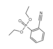 2-Cyanphenylphosphonsaeurediethylester Structure