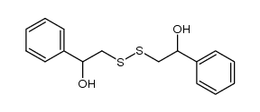 bis-(2-hydroxyethylphenyl)disulfide Structure