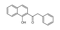 1-(1-hydroxynaphthalen-2-yl)-2-phenylethanone Structure