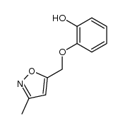 2-(3-methyl-isoxazol-5-ylmethoxy)-phenol Structure