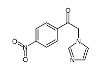 2-(1H-咪唑-1-基)-1-(4-硝基苯基)-乙酮结构式