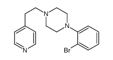 1-(2-bromophenyl)-4-(2-pyridin-4-ylethyl)piperazine结构式