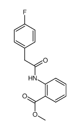 2-[2-(4-fluorophenyl)-acetylamino]-benzoic acid methyl ester Structure