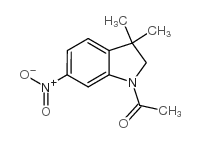 1-(3,3-Dimethyl-6-Nitro-2,3-Dihydro-1H-Indol-1-Yl)Ethan-1-One Structure