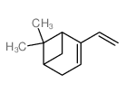 Bicyclo[3.1.1]hept-2-ene,2-ethenyl-6,6- dimethyl-结构式