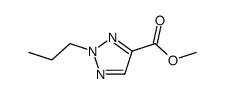 methyl 2-propyl-1H-1,2,3-triazol-4-carboxylate结构式