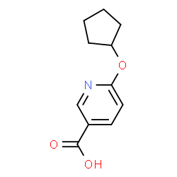 6-cyclopentyloxy-pyridine-3-carboxylic acid picture