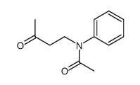 N-(3-oxo-butyl)-acetanilide Structure