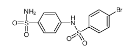 4-[(4-bromophenyl)sulfonylamino]benzenesulfonamide Structure