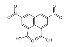 3,6-dinitro-naphthalene-1,8-dicarboxylic acid Structure