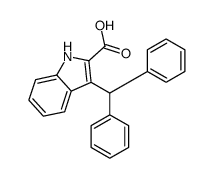 3-benzhydryl-1H-indole-2-carboxylic acid structure