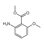 2-氨基-6-甲氧基苯甲酸甲酯结构式