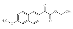 ETHYL 6-METHOXY-2-NAPHTHOYLFORMATE Structure