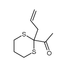 1-(2-allyl-1,3-dithian-2-yl)ethanone Structure