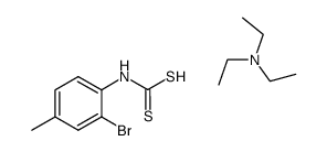 triethylamine (2-bromo-4-methylphenyl)carbamodithioate结构式