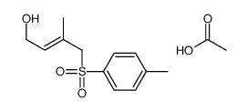 acetic acid,3-methyl-4-(4-methylphenyl)sulfonylbut-2-en-1-ol Structure