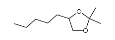 2,2-dimethyl-4-pentyl-[1,3]dioxolane Structure