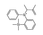 3-methylbut-3-en-2-yl-phenyl-(2-trimethylsilylphenyl)silicon Structure