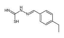 [(4-ethylphenyl)methylideneamino]thiourea Structure