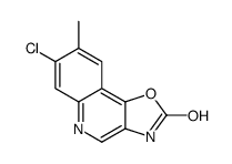 7-chloro-8-methyl-3H-[1,3]oxazolo[4,5-c]quinolin-2-one Structure