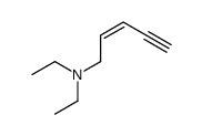 N,N-diethylpent-2-en-4-yn-1-amine Structure