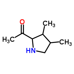 Ethanone, 1-(3,4-dimethyl-2-pyrrolidinyl)- (9CI) Structure