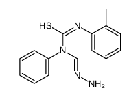 1-methanehydrazonoyl-3-(2-methylphenyl)-1-phenylthiourea Structure