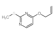 2-methylsulfanyl-4-prop-2-enoxy-pyrimidine Structure