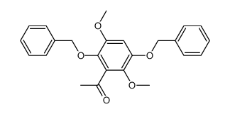 2,5-Dimethoxy-3,6-dibenzyloxy-acetophenon Structure