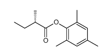 2,4,6-trimethylphenyl (S)-(+)-2-methylbutyrate Structure