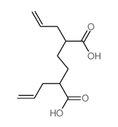 2,5-diprop-2-enylhexanedioic acid结构式