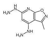 4,6-dihydrazino-3-methyl-isoxazolo[5,4-b]pyridine Structure