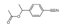 4-(1-acetoxy-ethyl)-benzonitrile结构式