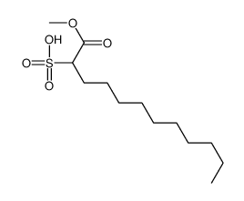 1-methyl 2-sulphododecanoate结构式