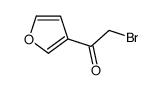 2-Bromo-1-(3-furyl)ethanone Structure