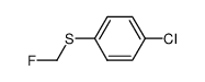 4-chlorophenyl fluoromethyl sulfide结构式