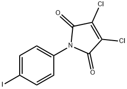 3,4-dichloro-1-(4-iodophenyl)-2,5-dihydro-1H-pyrrole-2,5-dione Structure