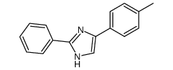 4(5)-(4-methylphenyl)-2-phenylimidazole结构式