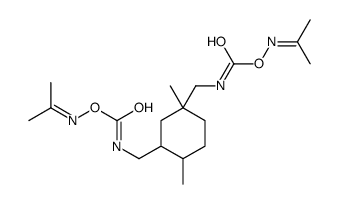 (propan-2-ylideneamino) N-[[1,4-dimethyl-3-[[(propan-2-ylideneamino)oxycarbonylamino]methyl]cyclohexyl]methyl]carbamate Structure