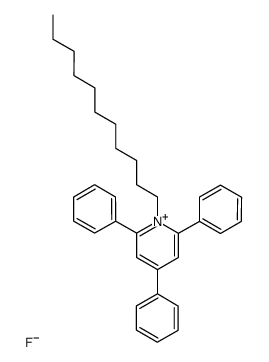 2,4,6-triphenyl-1-undecyl-pyridinium, fluoride Structure