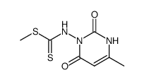 methyl (4-methyl-2,6-dioxo-3,6-dihydropyrimidin-1(2H)-yl)carbamodithioate Structure