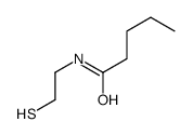 N-(2-sulfanylethyl)pentanamide Structure