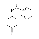 4-(pyridin-2-ylhydrazinylidene)cyclohexa-2,5-dien-1-one结构式