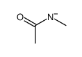 N-methylacetamide anion结构式