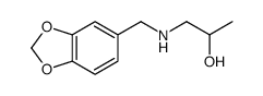 1-[(1,3-Benzodioxol-5-ylmethyl)amino]-2-propanol Structure