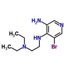 5-Bromo-N4-[2-(diethylamino)ethyl]-3,4-pyridinediamine Structure