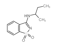 N-butan-2-yl-9,9-dioxo-9$l^{6}-thia-8-azabicyclo[4.3.0]nona-1,3,5,7-tetraen-7-amine结构式