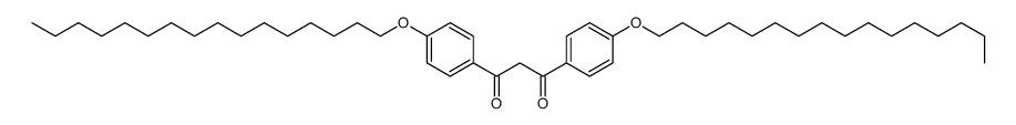 1,3-bis(4-hexadecoxyphenyl)propane-1,3-dione结构式